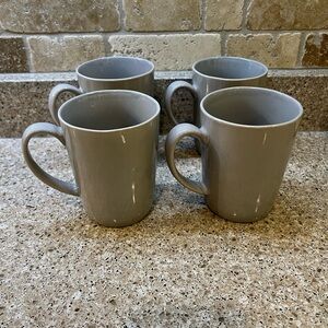 Crate and Barrel Mercer Mugs. Set of 4